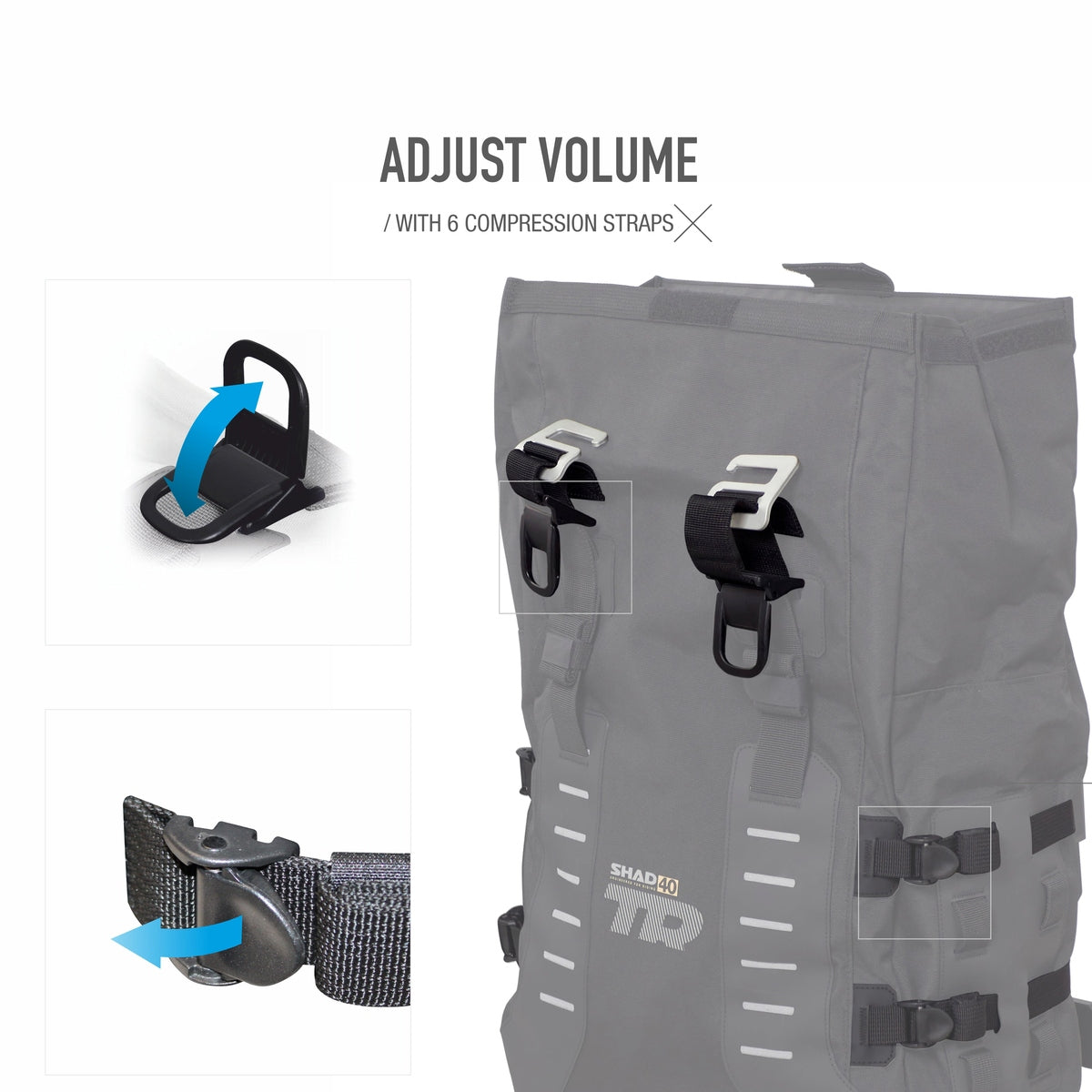 Sacoches Latérales SHAD Terra TR40 — Paire Sacoches Adventure 2×20L - LE PRATIQUE DU MOTARD