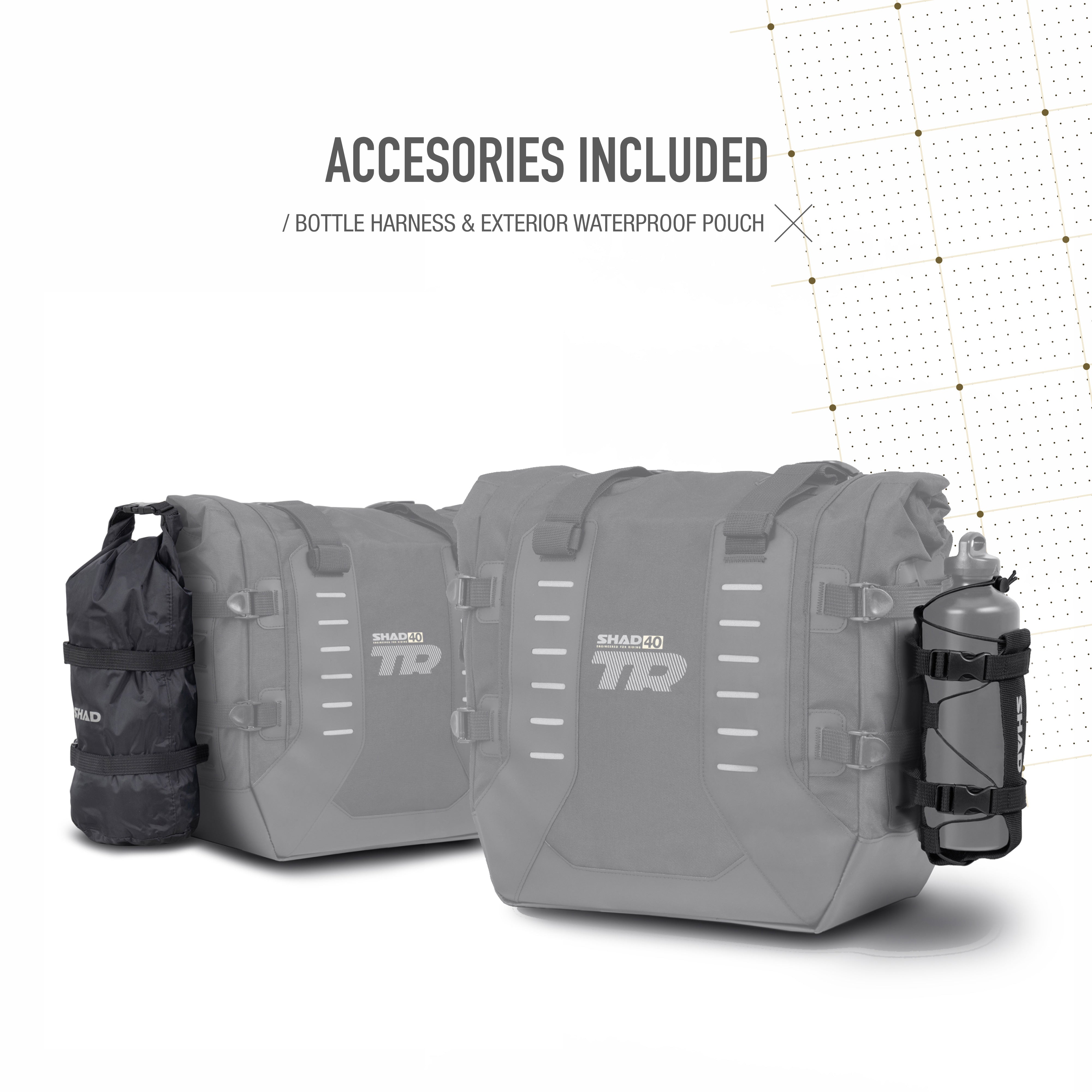 Sacoches Latérales SHAD Terra TR40 — Paire Sacoches Adventure 2×20L - LE PRATIQUE DU MOTARD