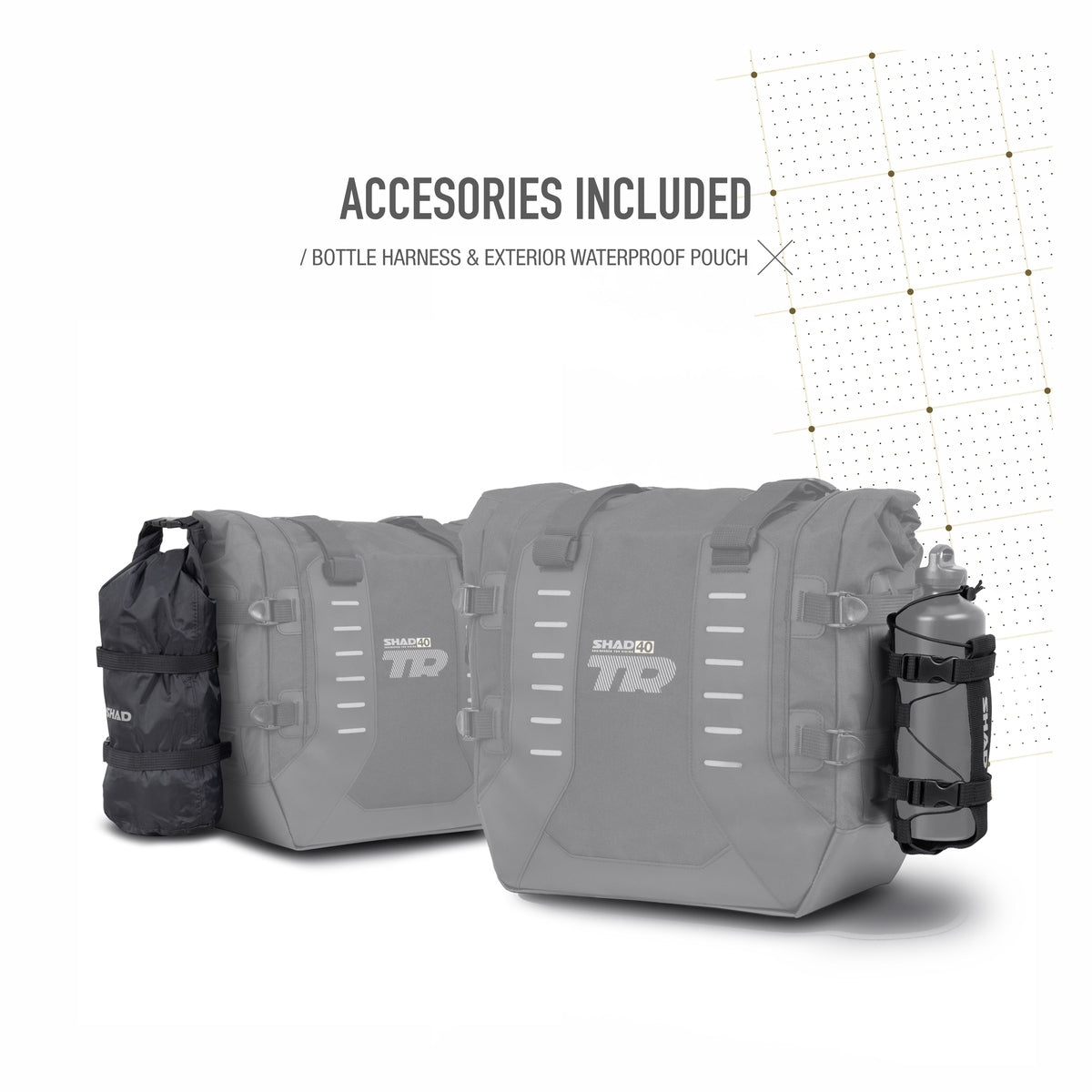 Sacoches Latérales SHAD Terra TR40 — Paire Sacoches Adventure 2×20L - LE PRATIQUE DU MOTARD