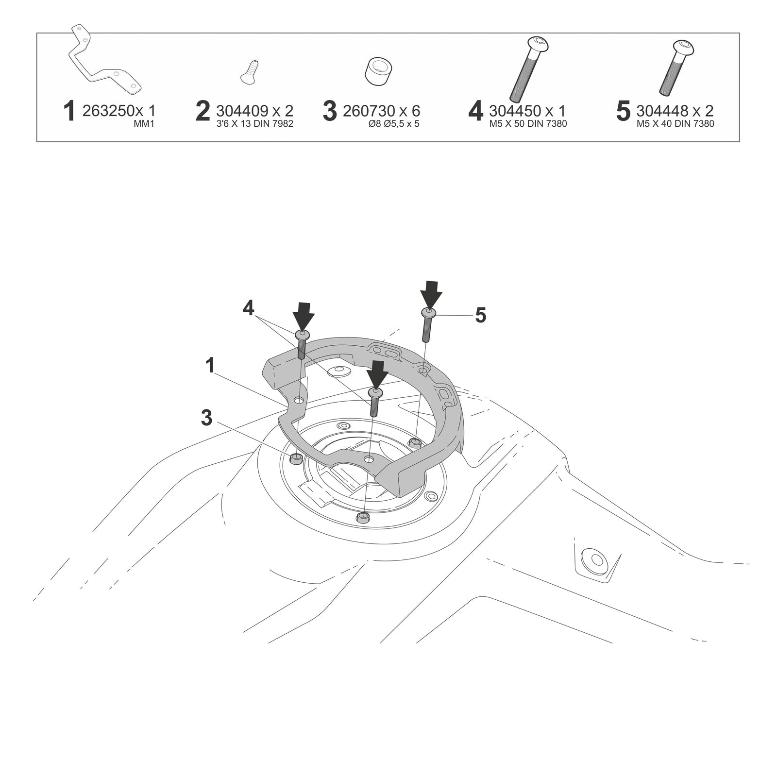 Fixation Click System Morbidelli - LE PRATIQUE DU MOTARD