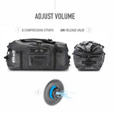 Sac Arrière Étanche SHAD SW80 — Sac Moto Multifonction 80L - LE PRATIQUE DU MOTARD