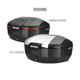 Top Case SHAD SH51 Aluminium — Top Case Moto 51L Grand Volume Alu - LE PRATIQUE DU MOTARD