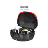 Top Case SHAD SH51 Carbon — Top Case Moto 51L Grand Volume Carbone - LE PRATIQUE DU MOTARD
