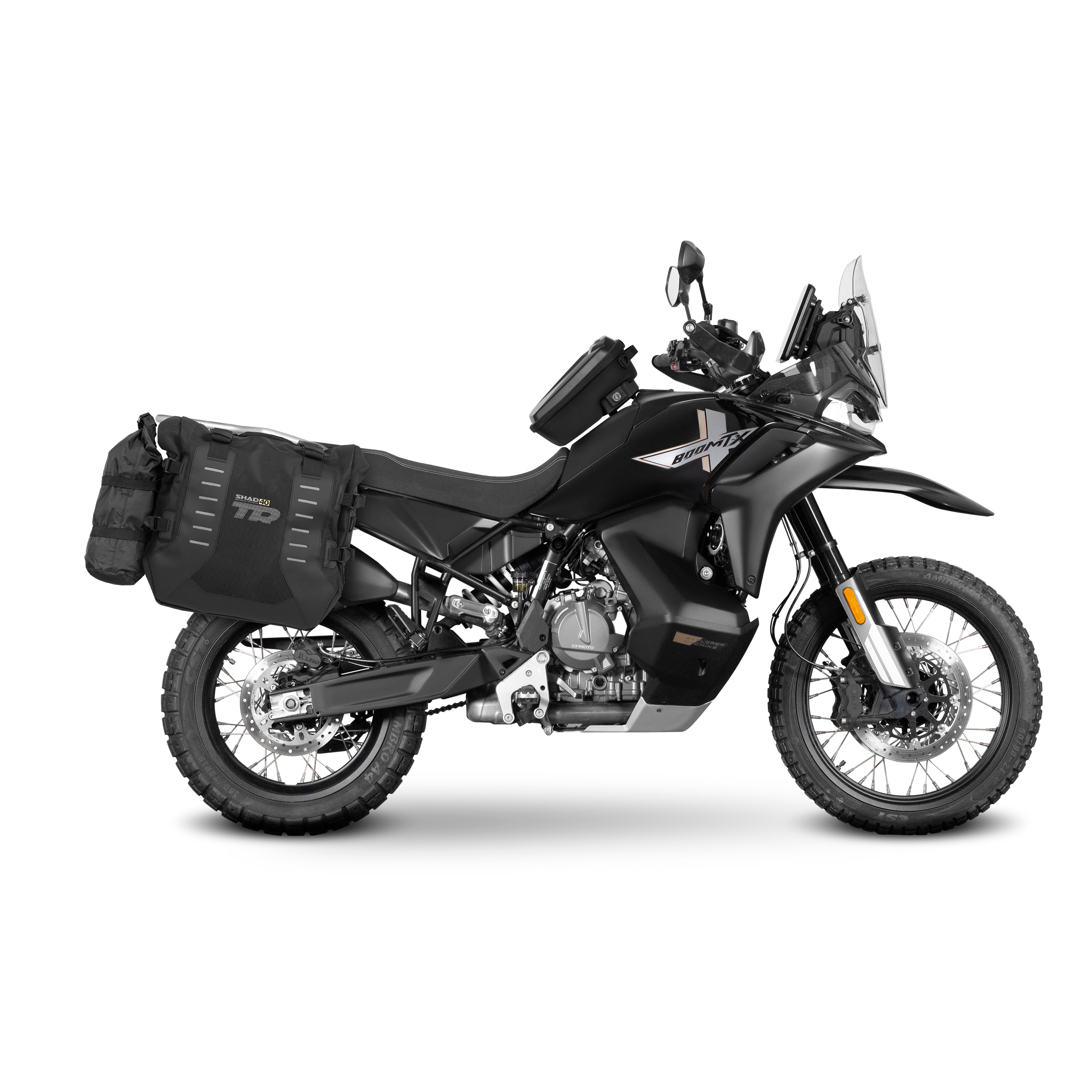 4P System Fixation Latérale Cf Moto 800 Mtx - LE PRATIQUE DU MOTARD