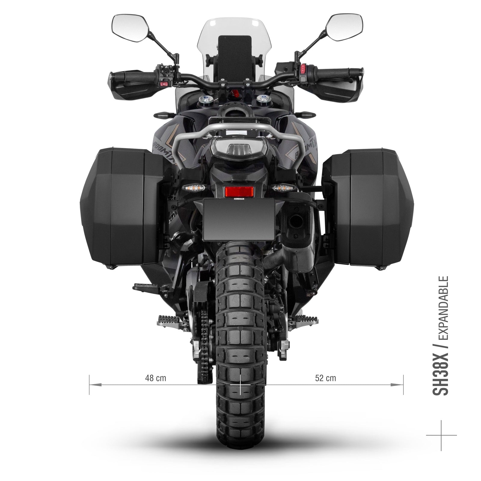 3P System Fixation Latérale Cf Moto 800 Mtx - LE PRATIQUE DU MOTARD