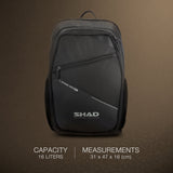 Sac à Dos Moto SHAD SL86 — Sac à Dos 20L Moto - LE PRATIQUE DU MOTARD