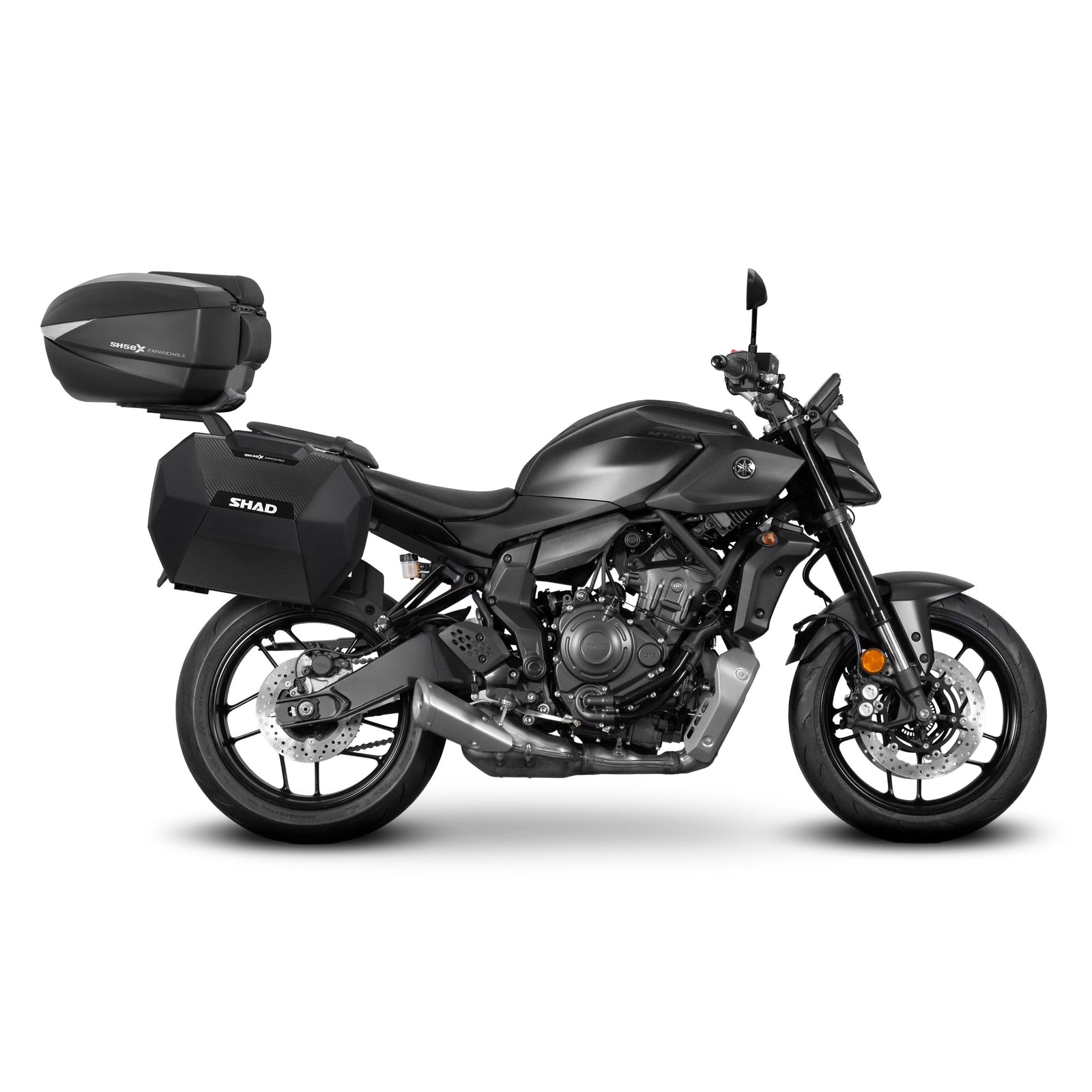Fixation pour Top Case Yamaha MT07 - LE PRATIQUE DU MOTARD