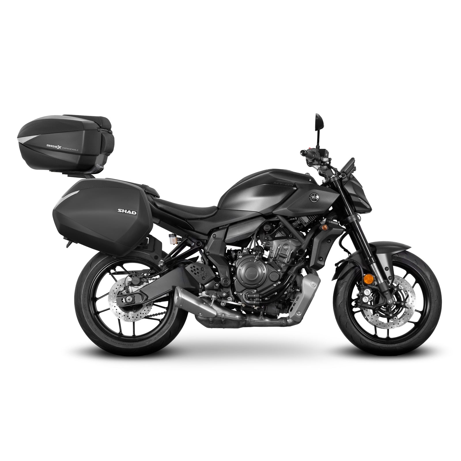 Fixation pour Top Case Yamaha MT07 - LE PRATIQUE DU MOTARD