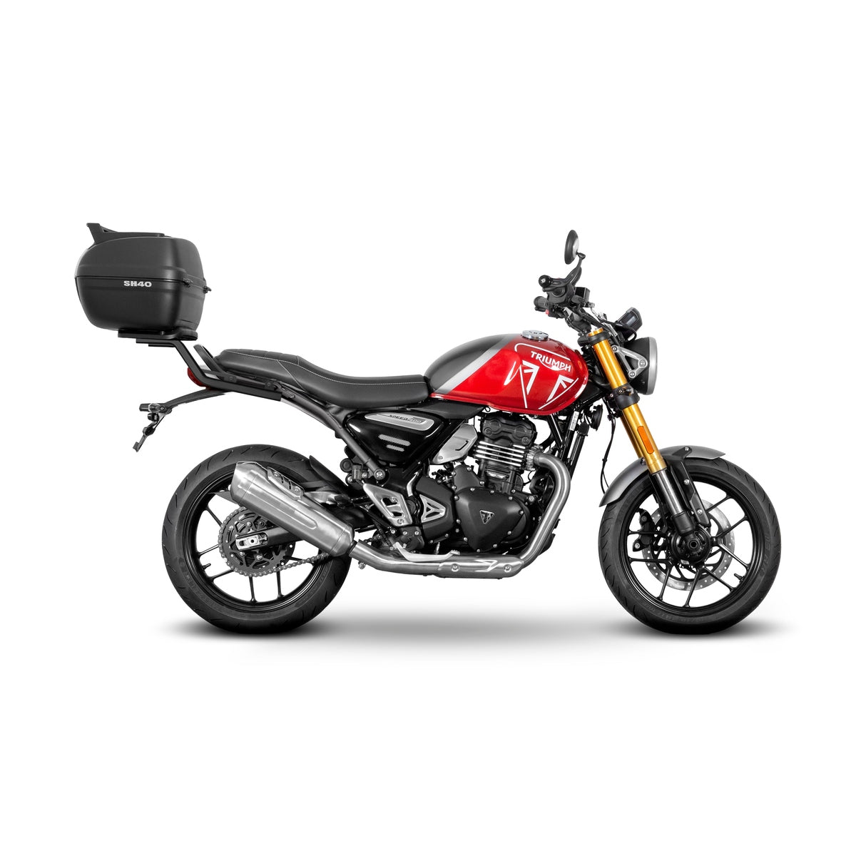 Fixation pour Top Case Triumph Speed 400 - LE PRATIQUE DU MOTARD