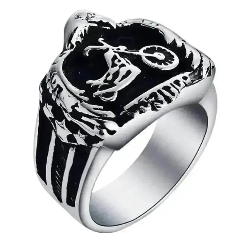 Bague motard - Custom Chopper - LE PRATIQUE DU MOTARD