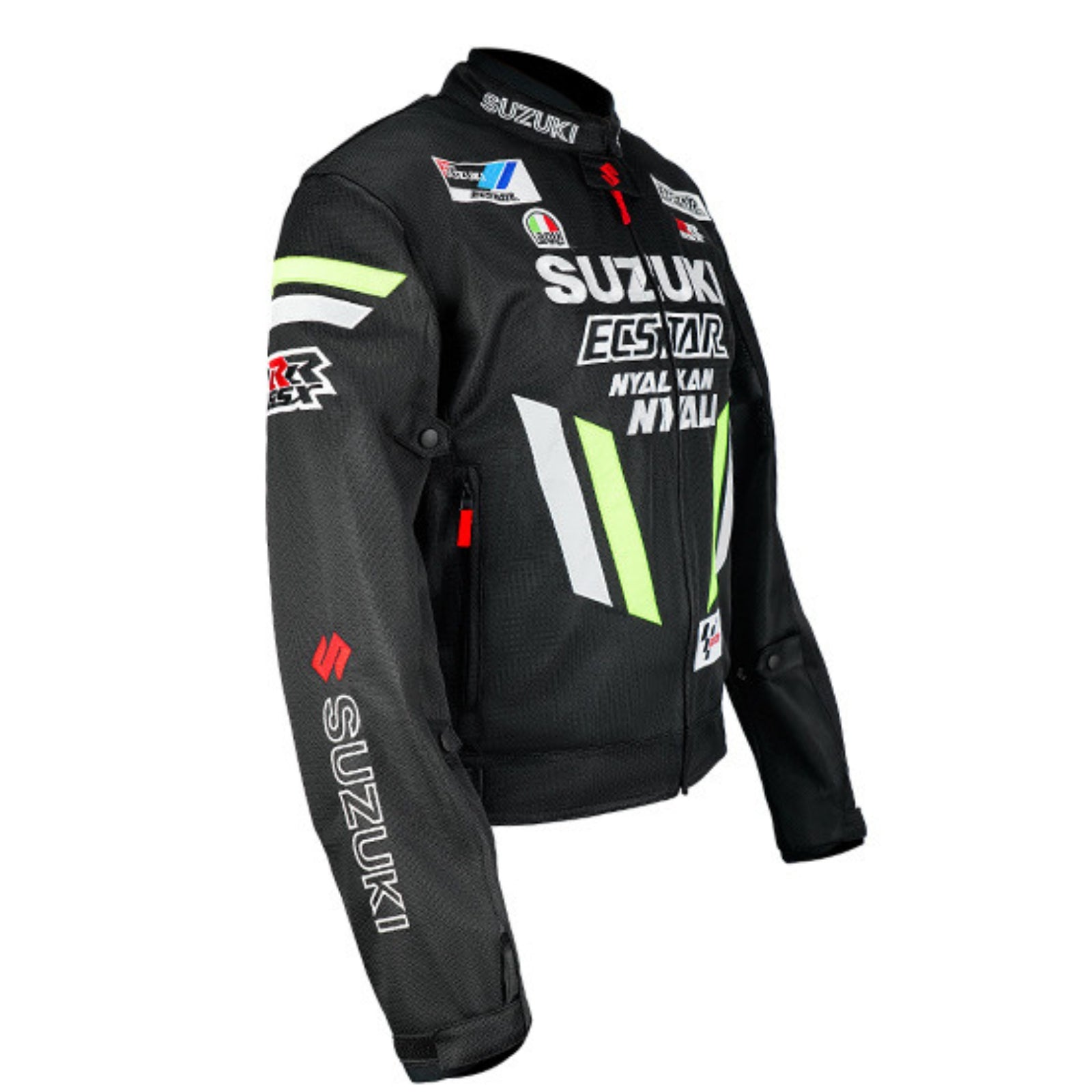 Blouson Moto Été | Suzuki Racing Team Noir - LE PRATIQUE DU MOTARD