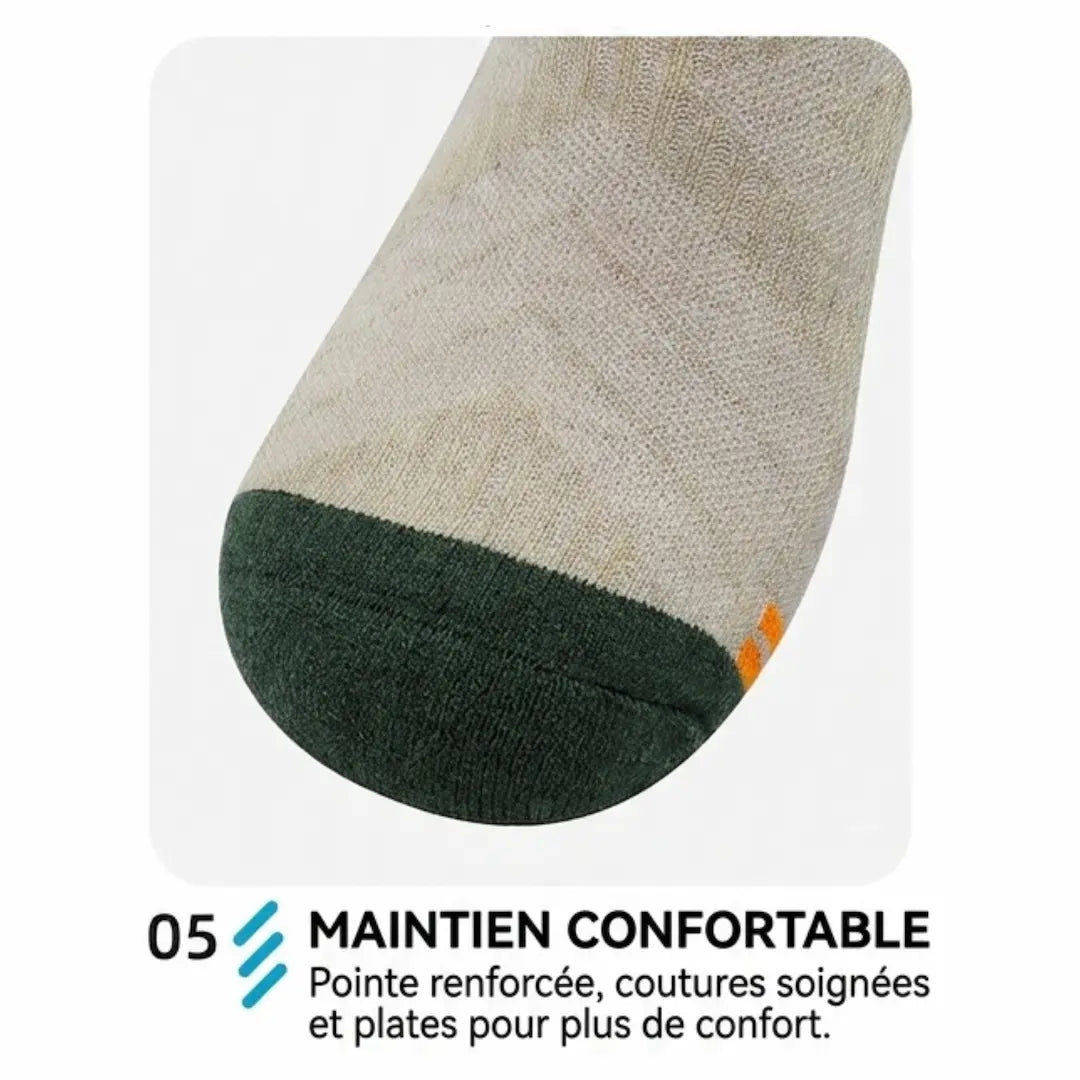 Pack de 3 Chaussettes Moto — Laine Technique, Amorties & Respirantes - LE PRATIQUE DU MOTARD