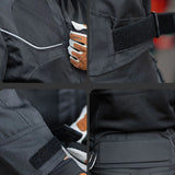 Black Summer Motorcycle Jacket | Approved + Back Protector