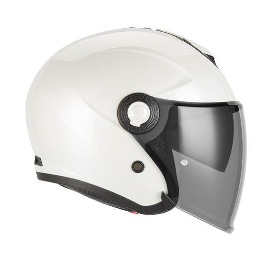 Casque Jet Nitro Blanc Perle — EXKLUSIV - LE PRATIQUE DU MOTARD