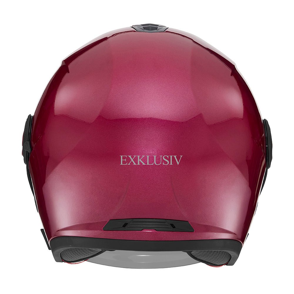 Casque Jet Nitro Bordeaux — EXKLUSIV - LE PRATIQUE DU MOTARD