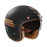 Casque Jet Volt Liner Noir Mat/Or — EXKLUSIV - LE PRATIQUE DU MOTARD