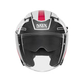 Casque Moto Jet N130 Ekto Blanc Rose | NOX - LE PRATIQUE DU MOTARD