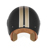 Casque Moto Jet N210 EVO Noir Mat Or | NOX - LE PRATIQUE DU MOTARD