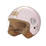 Casque Moto Jet N210 EVO Rose Pastel Blanc | NOX - LE PRATIQUE DU MOTARD
