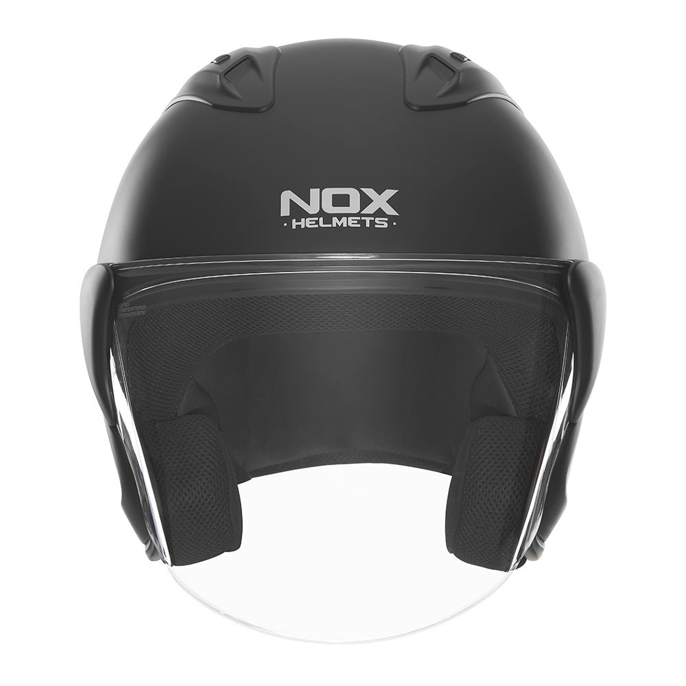 Casque Moto Jet N 220S Noir Mat | NOX - LE PRATIQUE DU MOTARD