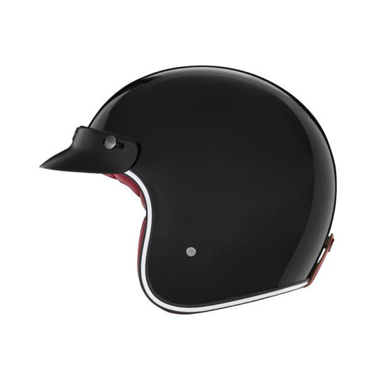 Casque Moto Jet N243 Noir Brillant | NOX - LE PRATIQUE DU MOTARD