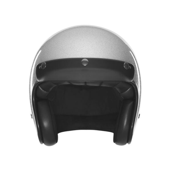 Casque Moto Jet N243 Pailleté Argent | NOX - LE PRATIQUE DU MOTARD