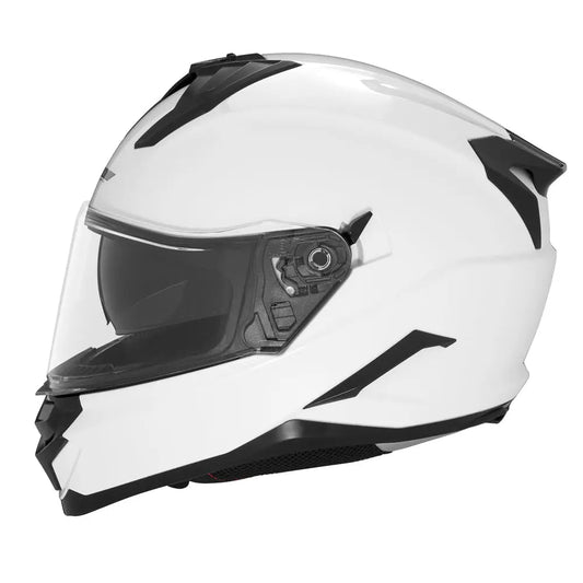 Casque Moto Intégral N304S Blanc Perle | NOX - LE PRATIQUE DU MOTARD
