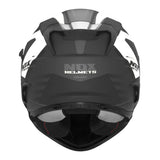 Casque Moto Intégral N304S Carver Noir Mat Blanc | NOX - LE PRATIQUE DU MOTARD