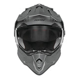 Casque Moto Cross N312 Titanium Mat | NOX - LE PRATIQUE DU MOTARD