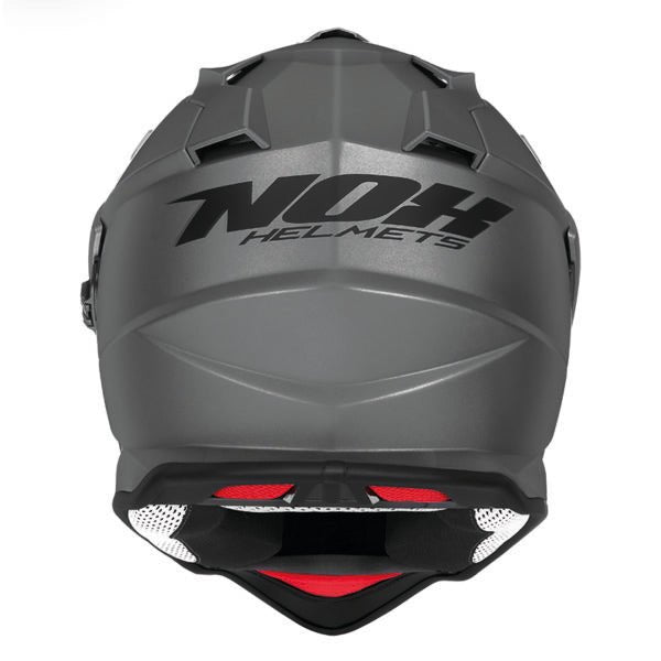 Casque Moto Cross N312 Titanium Mat | NOX - LE PRATIQUE DU MOTARD