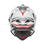Casque Moto Cross N312 Track Blanc Rouge | NOX - LE PRATIQUE DU MOTARD