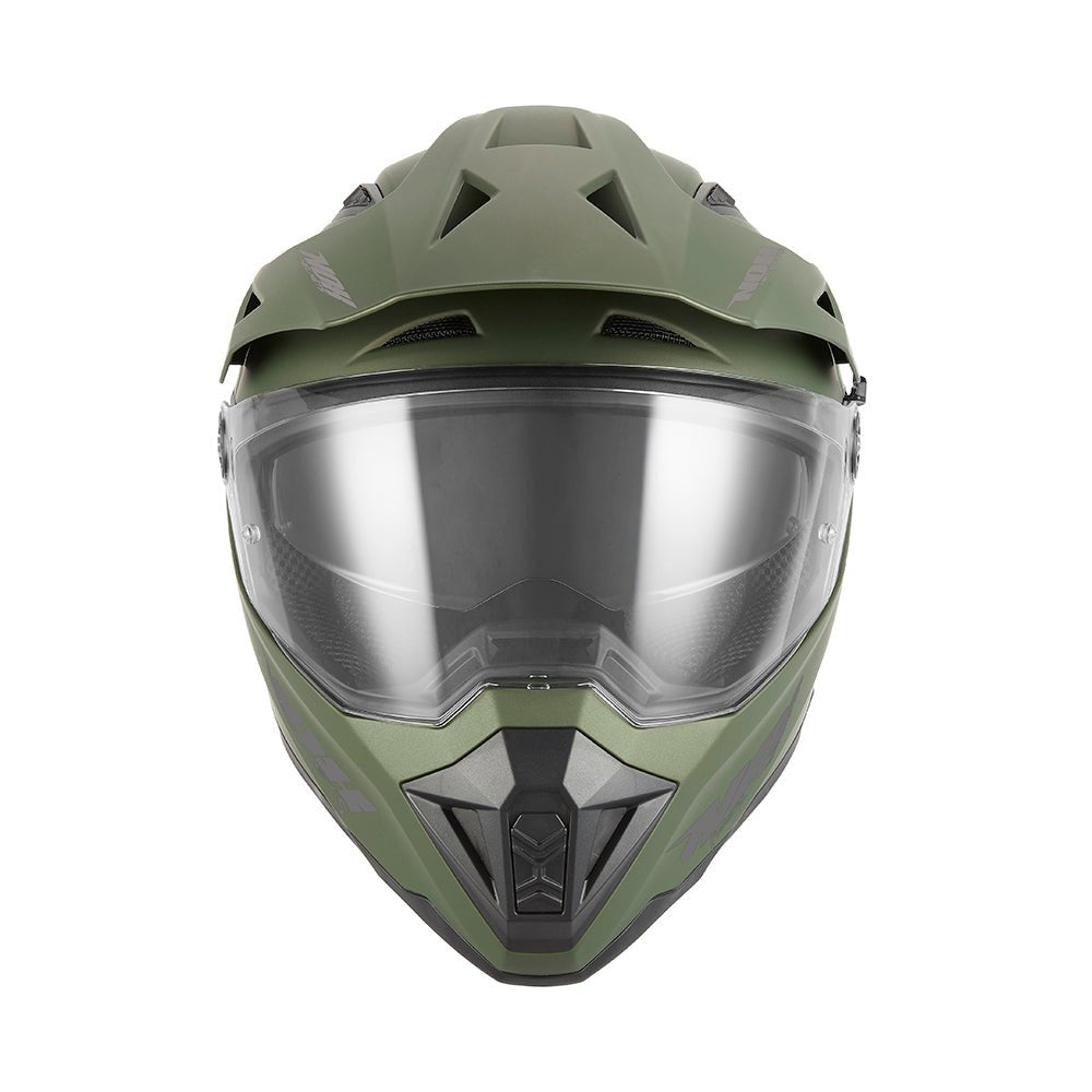 Casque Moto Trail N350 Kaki Mat | NOX - LE PRATIQUE DU MOTARD