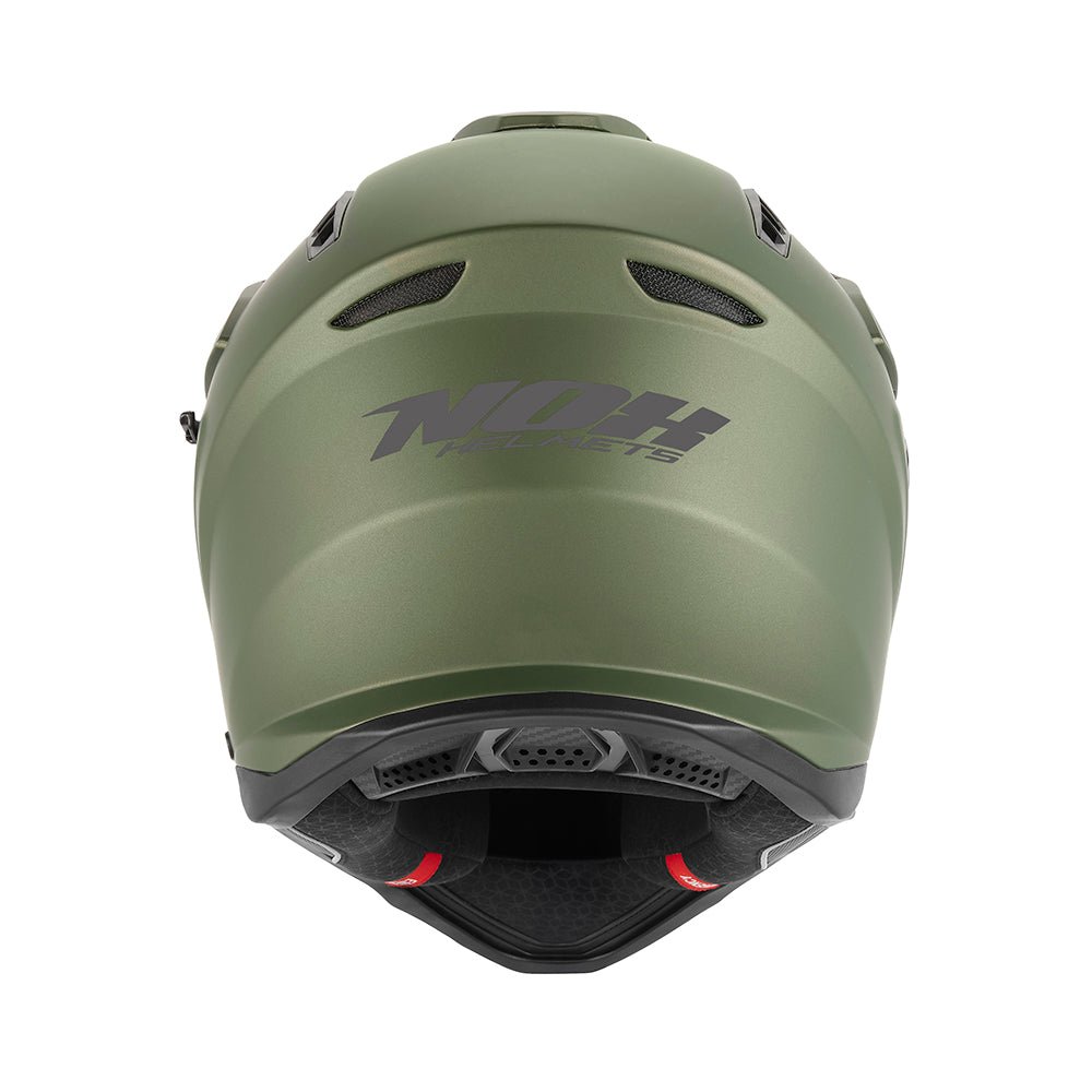 Casque Moto Trail N350 Kaki Mat | NOX - LE PRATIQUE DU MOTARD