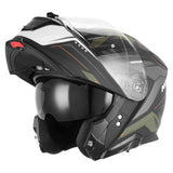 Casque Moto Modulable N967 Conquer Kaki Orange | NOX - LE PRATIQUE DU MOTARD