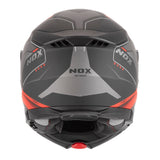 Casque Moto Modulable N967 Conquer Noir Mat Rouge | NOX - LE PRATIQUE DU MOTARD