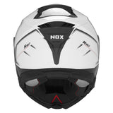 Casque Moto Modulable N967 Synchro Blanc Rouge | NOX - LE PRATIQUE DU MOTARD
