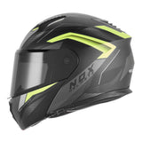 Casque Moto Modulable N968 Shift Noir Mat Jaune | NOX - LE PRATIQUE DU MOTARD