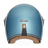 Casque Moto Jet Heritage Bleu Turquoise | NOX - LE PRATIQUE DU MOTARD