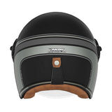 Casque Moto Heritage Line Noir Mat Titanium | NOX - LE PRATIQUE DU MOTARD