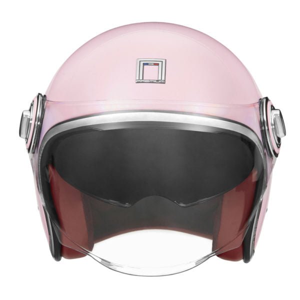 Casque Moto Jet Heritage Rose Pastel | NOX - LE PRATIQUE DU MOTARD