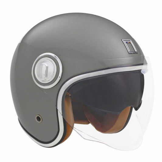 Casque Moto Jet Heritage Titanium Mat | NOX - LE PRATIQUE DU MOTARD