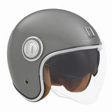 Casque Moto Jet Heritage Titanium Mat | NOX - LE PRATIQUE DU MOTARD