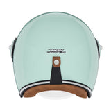 Casque Moto Jet Heritage Vert d'Eau | NOX - LE PRATIQUE DU MOTARD