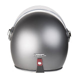 Casque Moto Jet Heritage Titanium Mat | NOX - LE PRATIQUE DU MOTARD