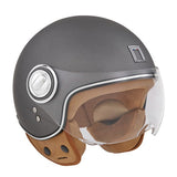 Casque Moto Jet Idol Titanium Mat | NOX - LE PRATIQUE DU MOTARD