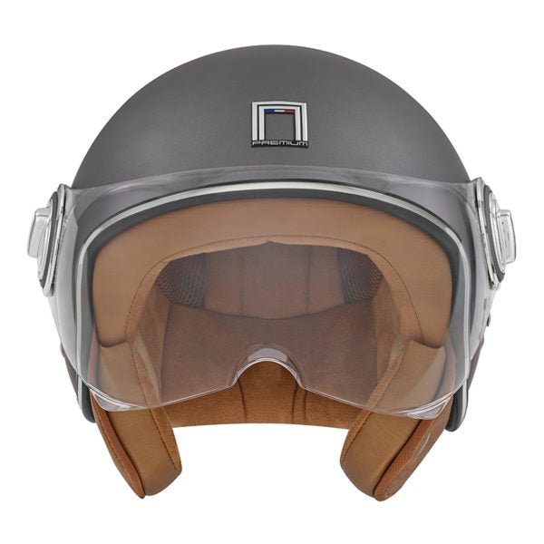 Casque Moto Jet Idol Titanium Mat | NOX - LE PRATIQUE DU MOTARD