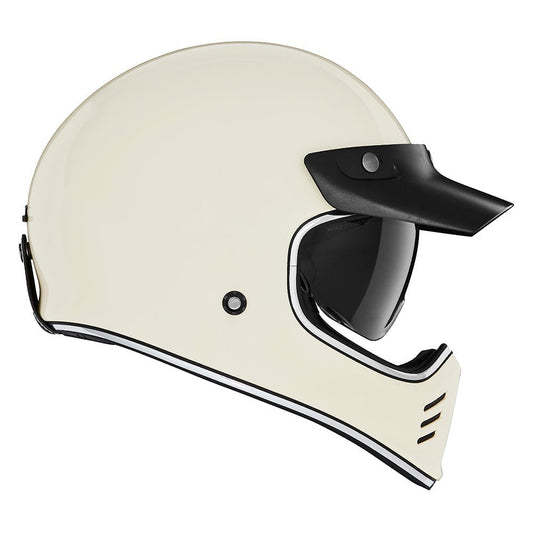 Casque Moto Seventy II Ivoire | NOX - LE PRATIQUE DU MOTARD