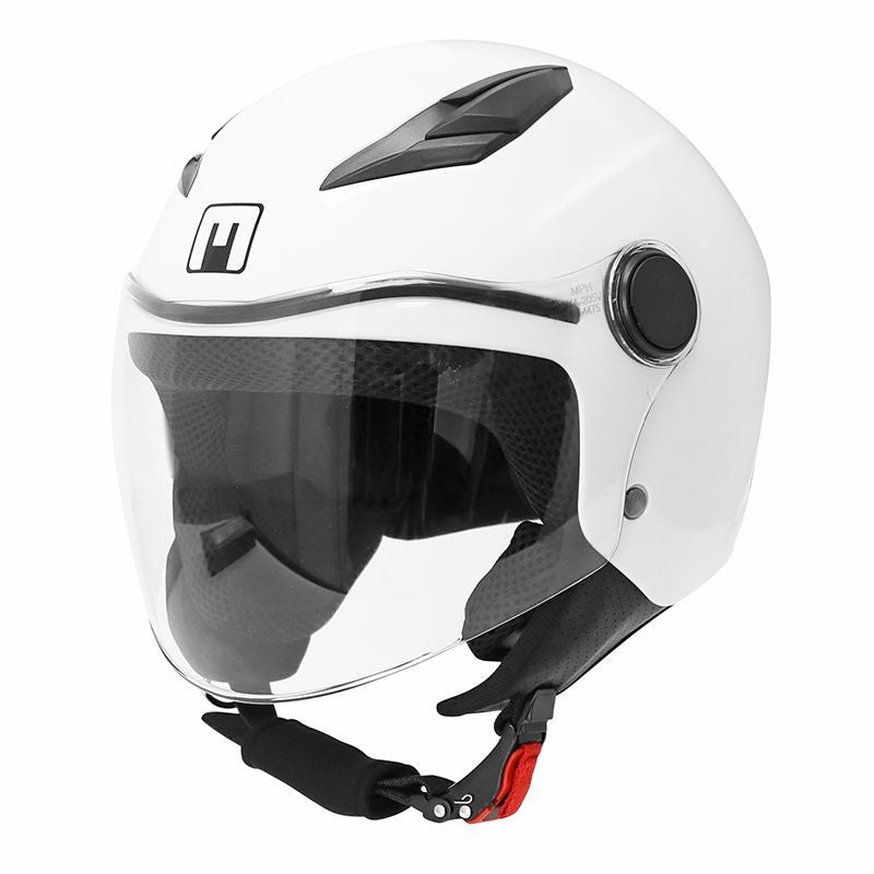 Casque jet enfant scooter homologué ECE 22.06 | JetPlay Blanc - LE PRATIQUE DU MOTARD