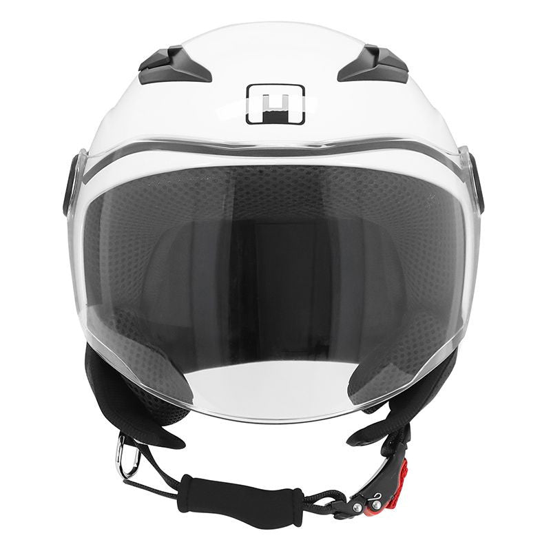 Casque jet enfant scooter homologué ECE 22.06 | JetPlay Blanc - LE PRATIQUE DU MOTARD