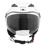 Casque jet enfant scooter homologué ECE 22.06 | JetPlay Blanc - LE PRATIQUE DU MOTARD